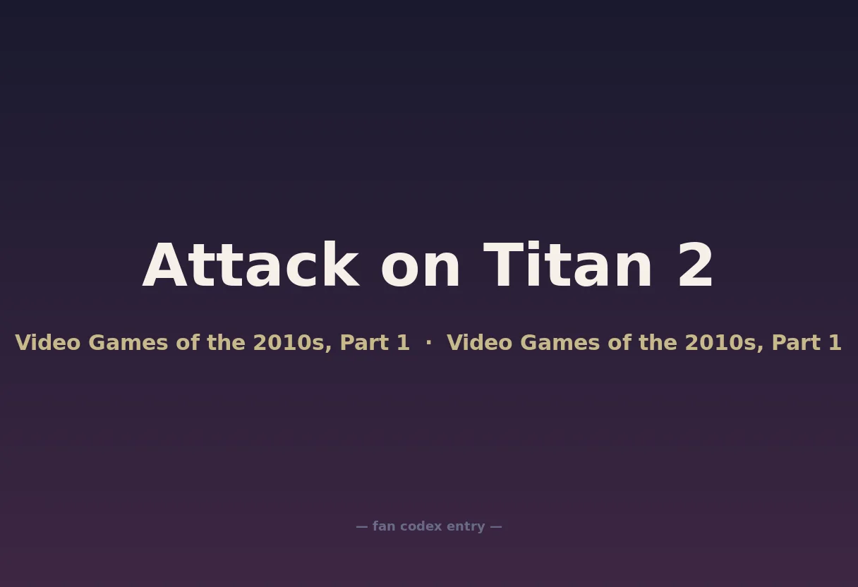 Attack on Titan 2