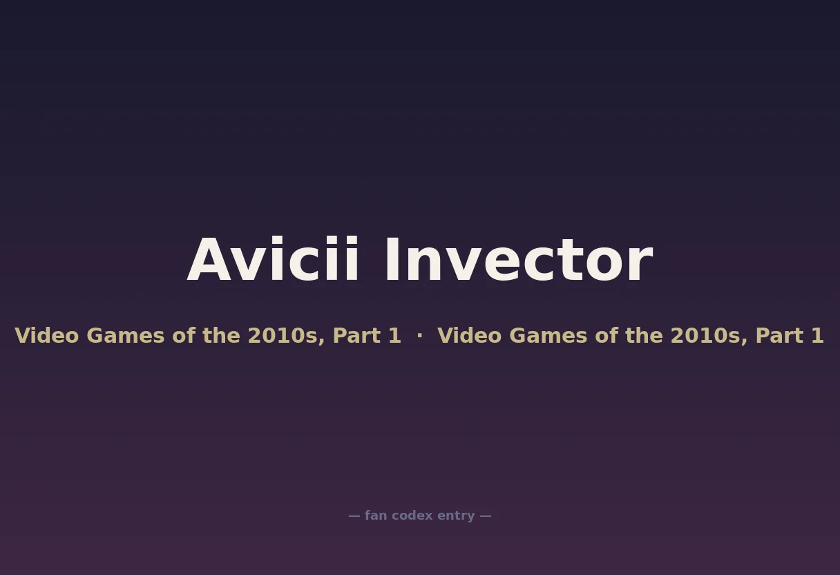 Avicii Invector