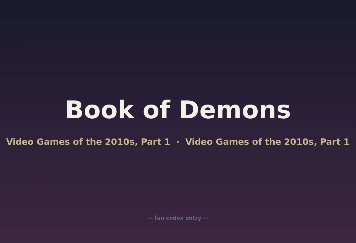 Book of Demons