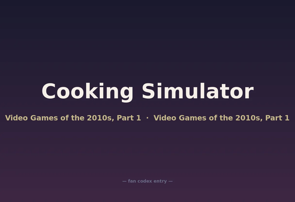 Cooking Simulator