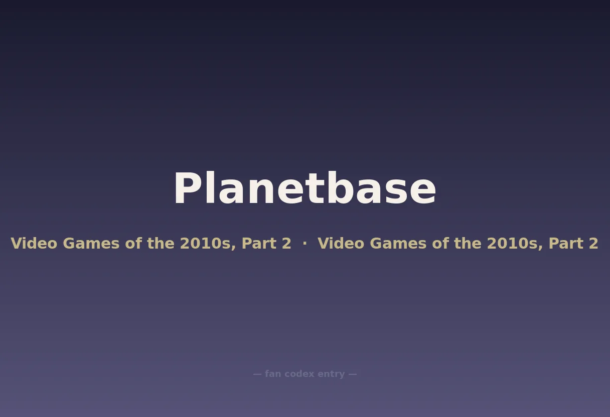 Planetbase