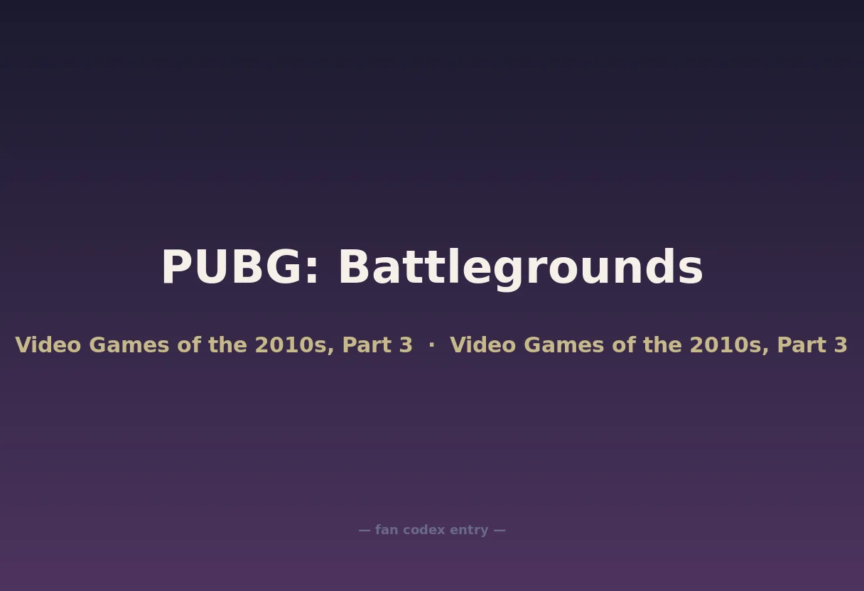 PUBG: Battlegrounds