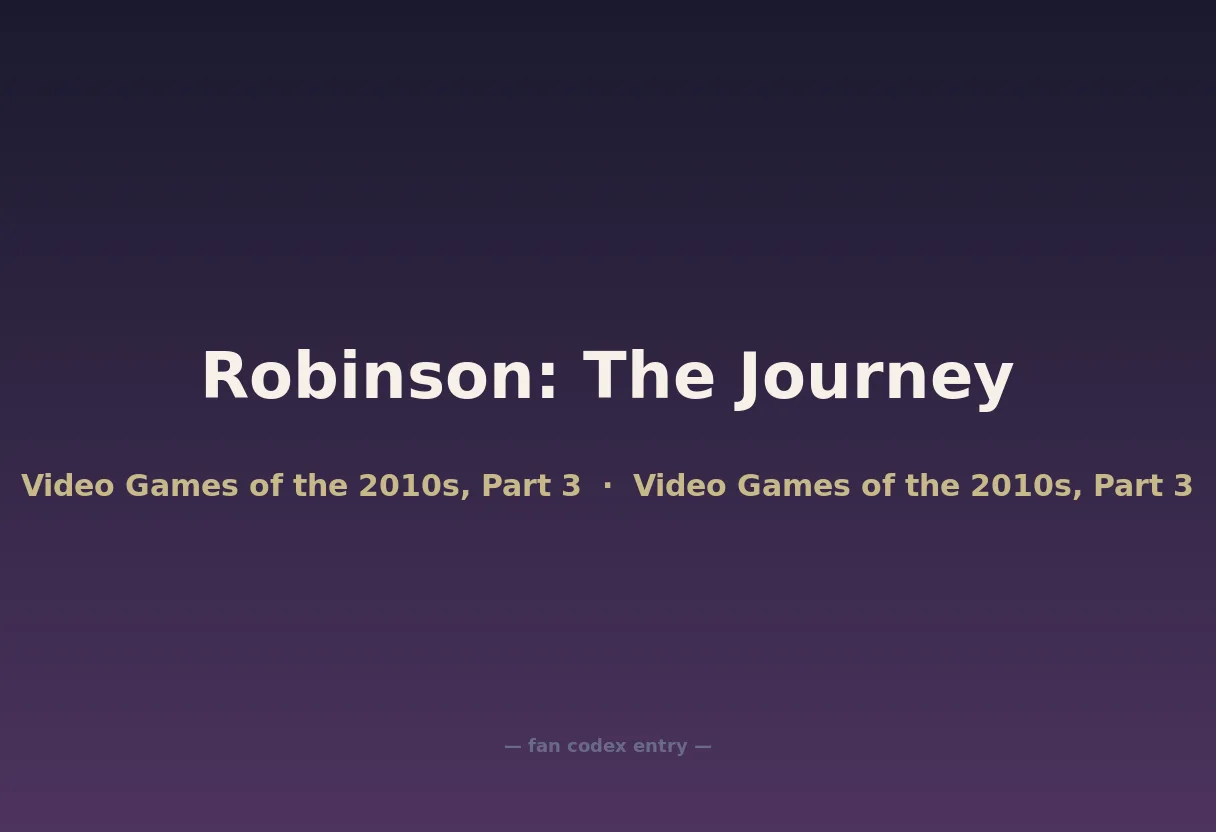 Robinson: The Journey