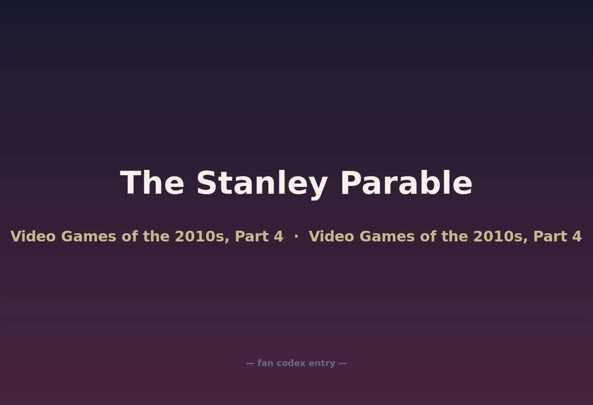 The Stanley Parable