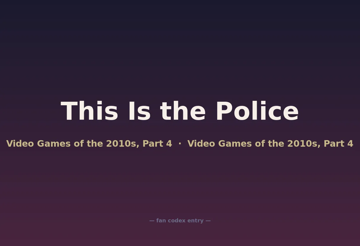 This Is the Police