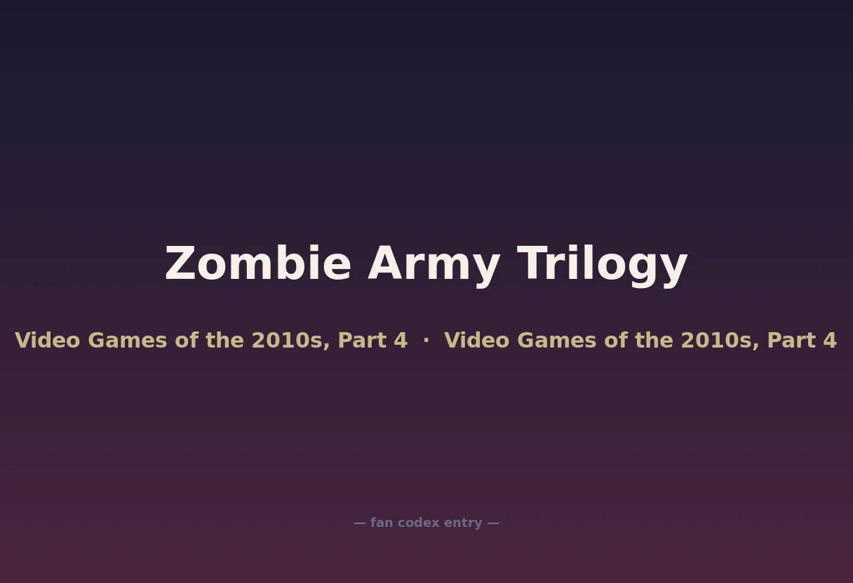 Zombie Army Trilogy
