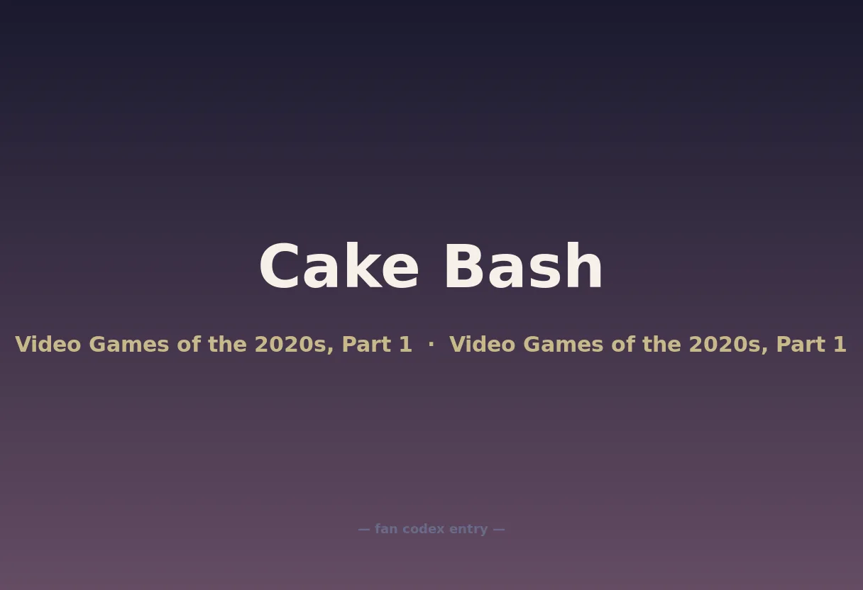 Cake Bash
