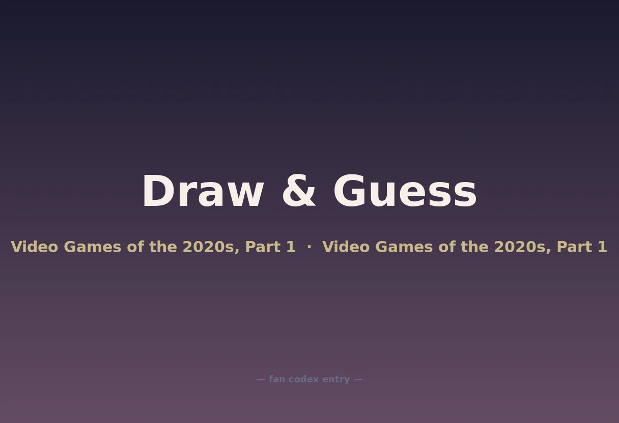 Draw &amp; Guess