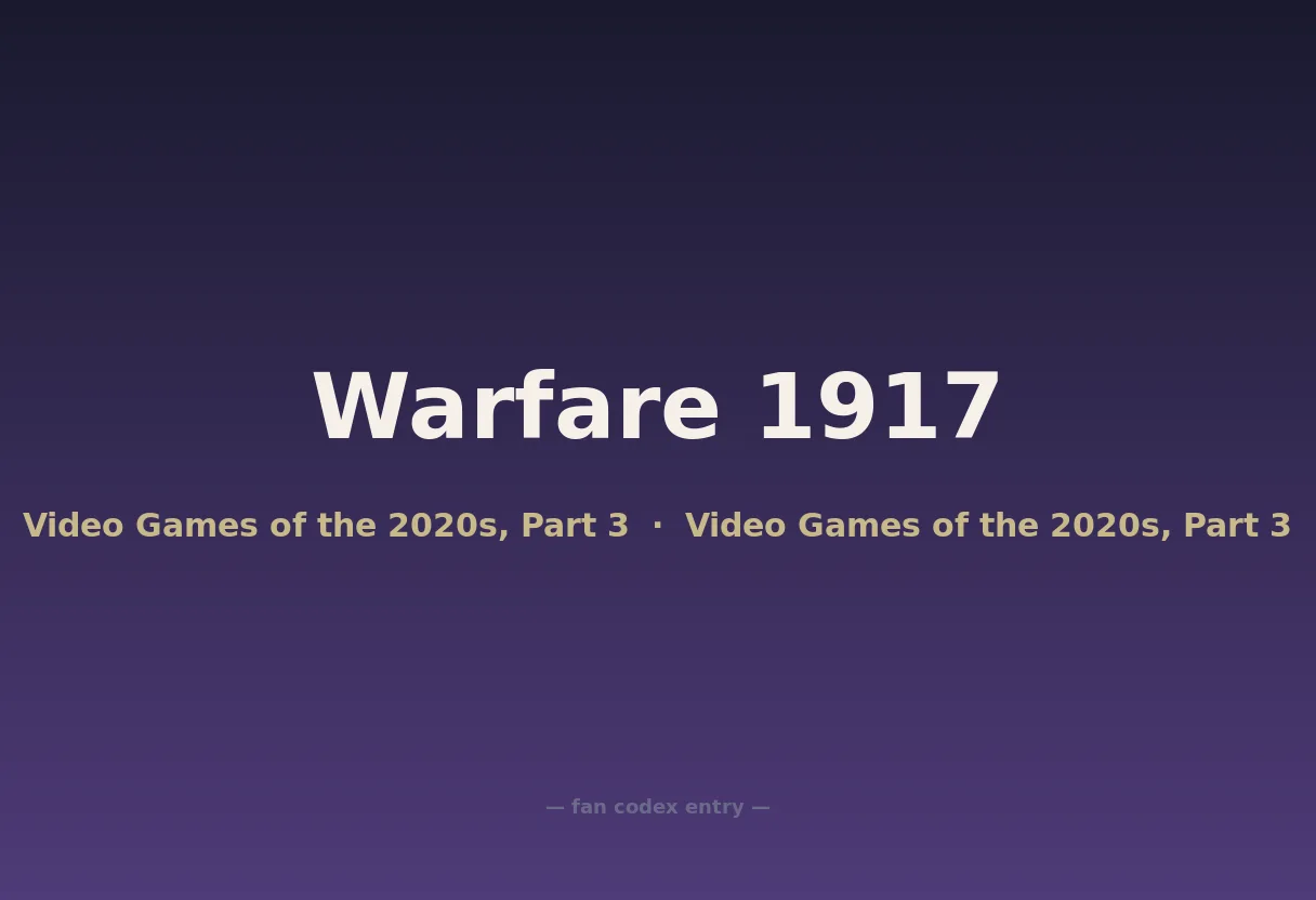 Warfare 1917