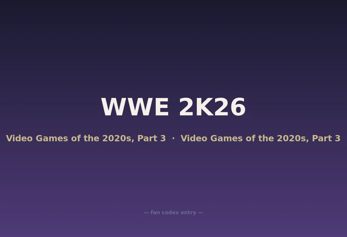 WWE 2K26