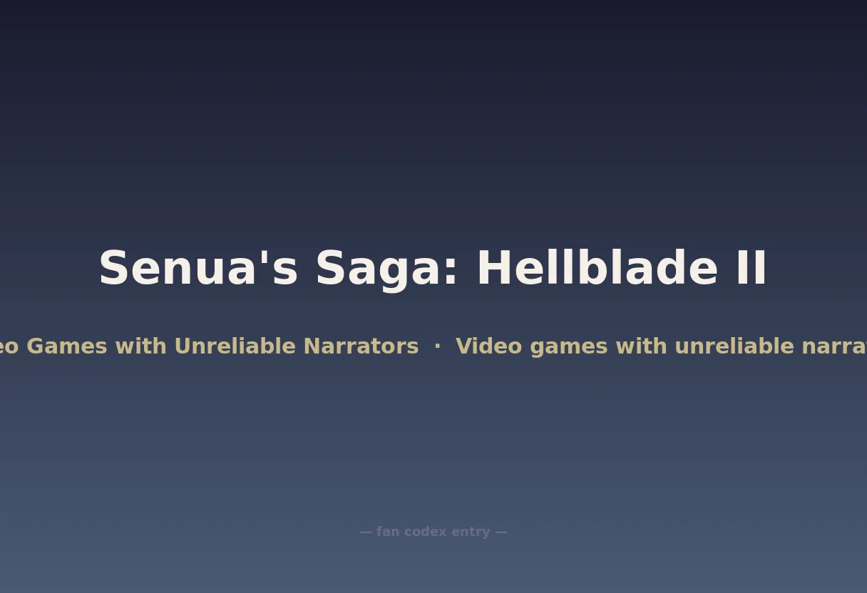 Senua's Saga: Hellblade II