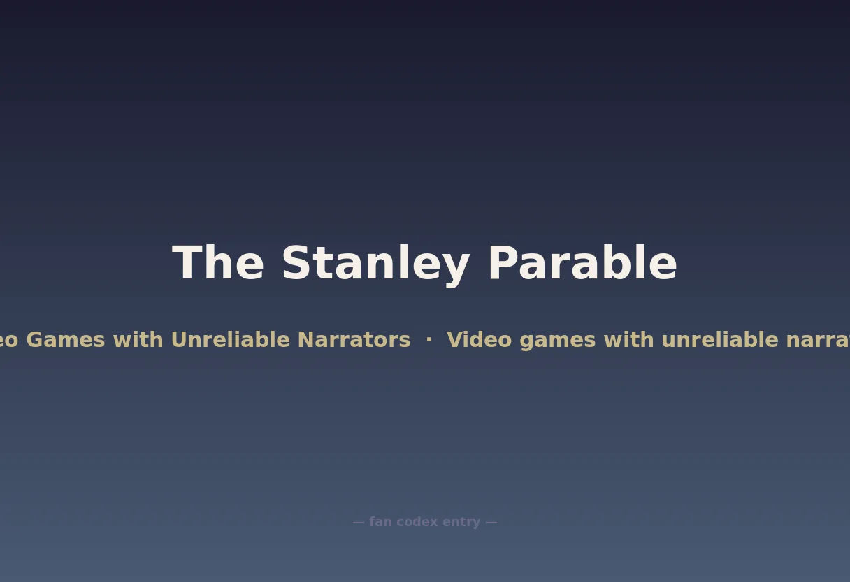 The Stanley Parable