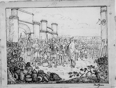 Anders Hultgren (1763-1838), Ragnar Lodbrok brandskattar Paris