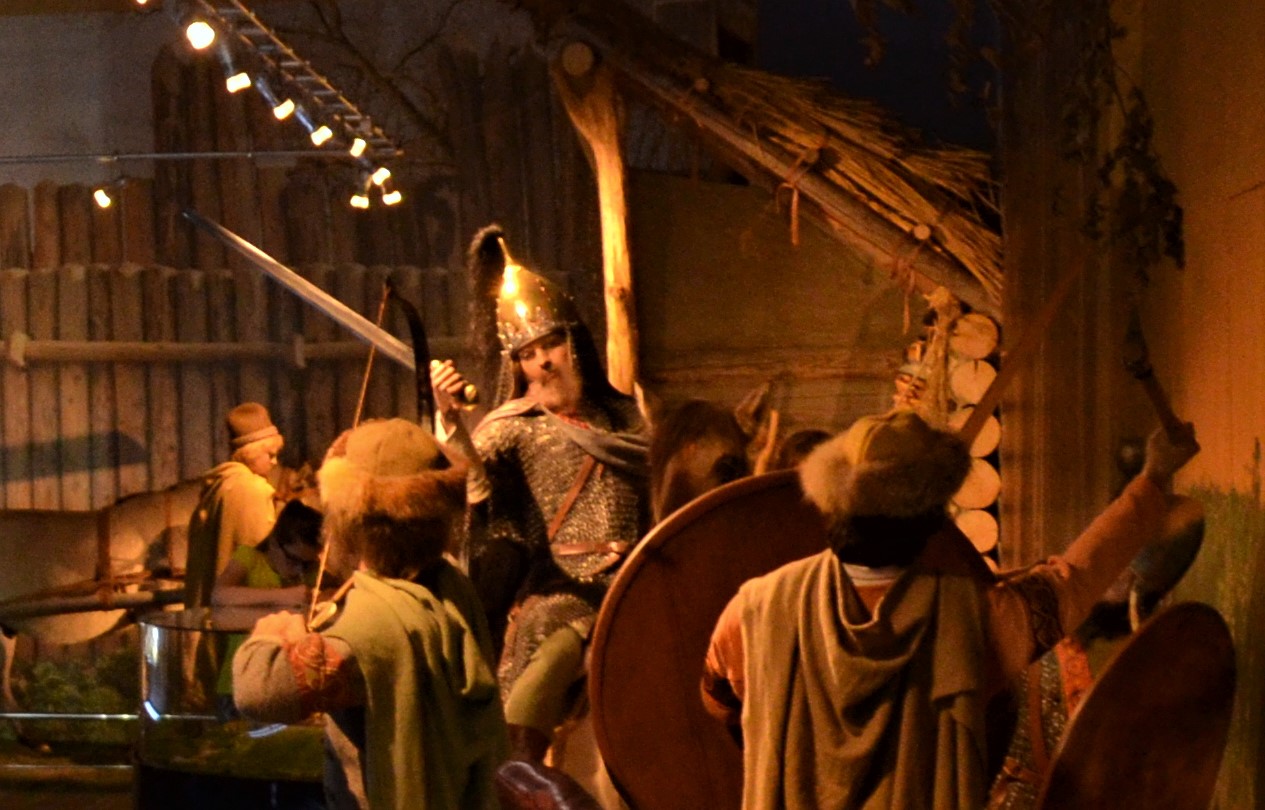 0029 (4) Varangian Guard Warrior, 10-11th century, historical reenactment
