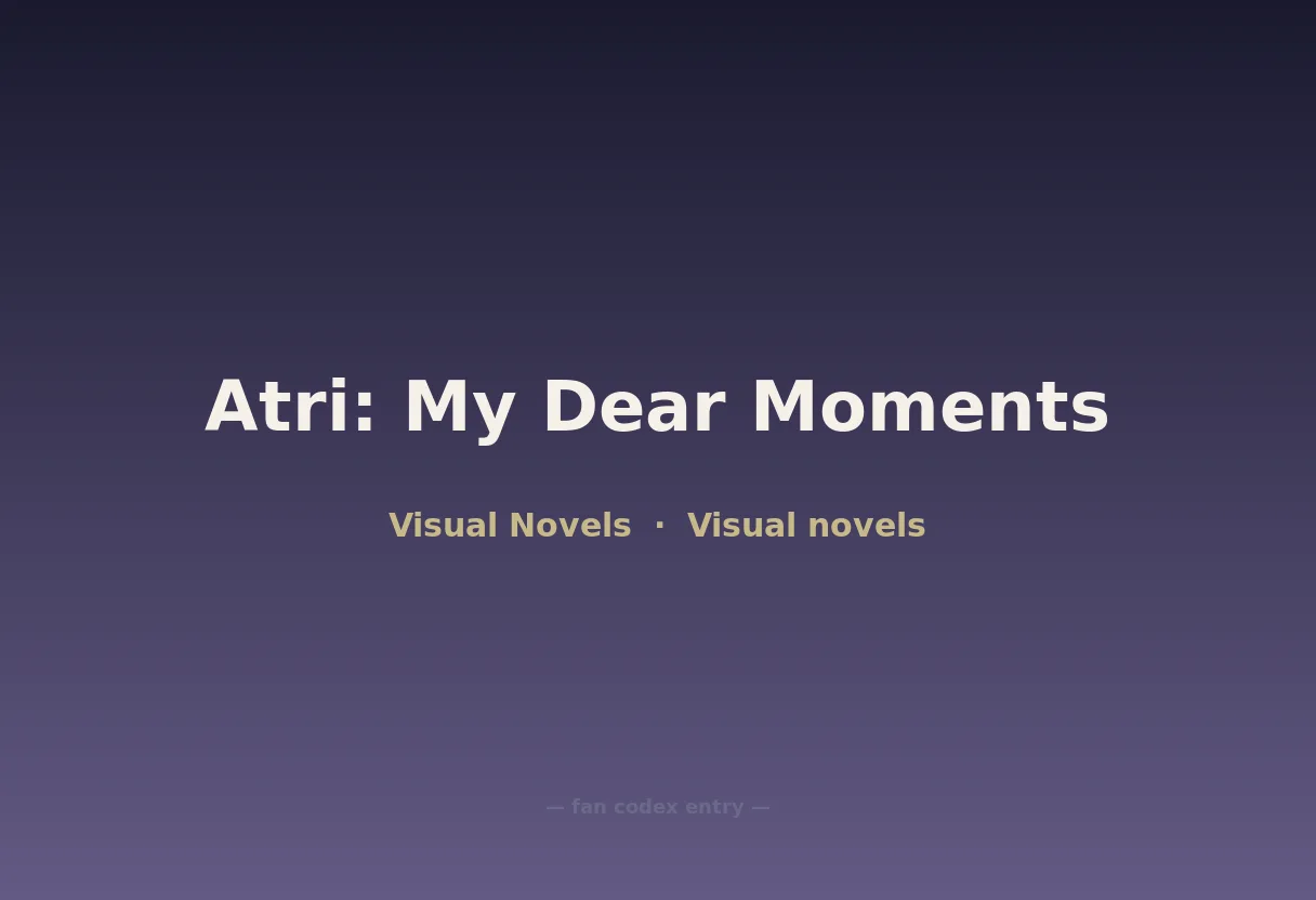 Atri: My Dear Moments