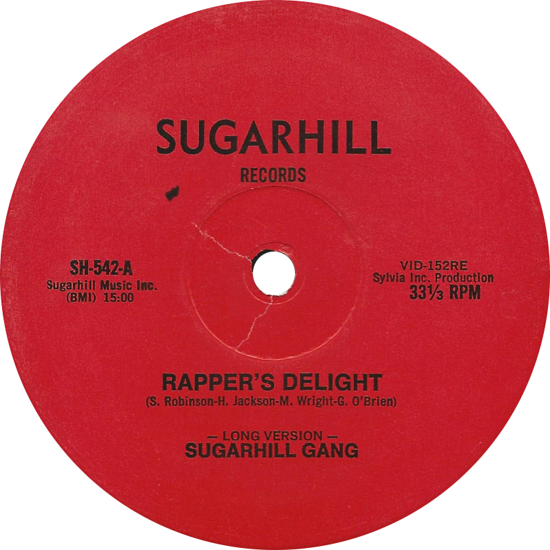 Rapper's Delight (Long version) by Sugarhill Gang US 12-inch vinyl red label