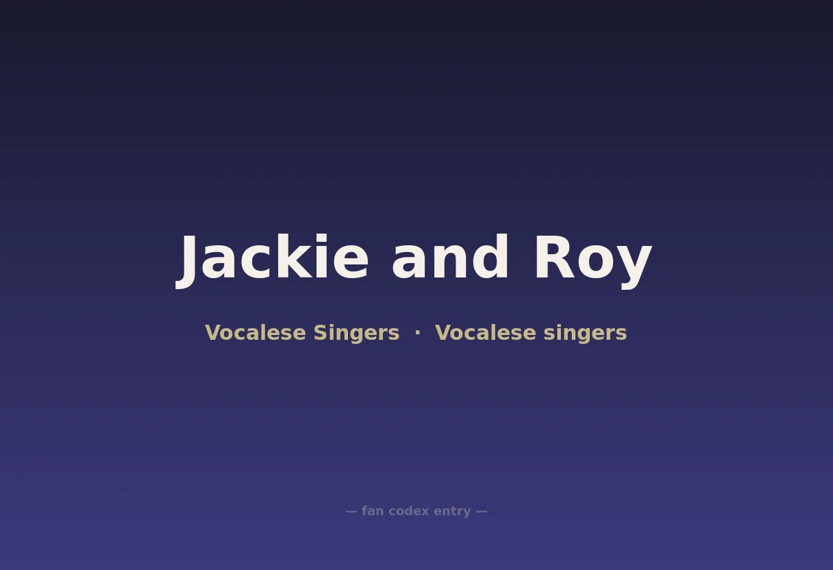 Jackie and Roy