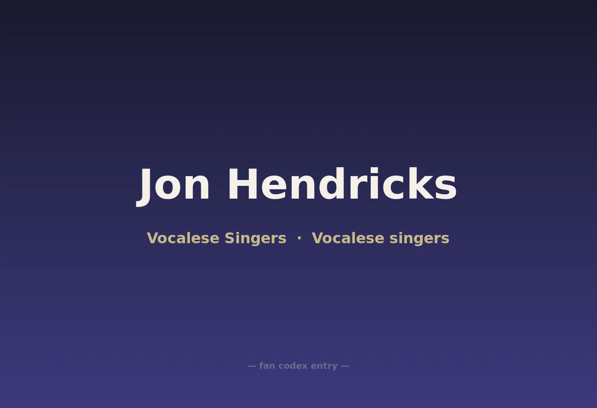 Jon Hendricks
