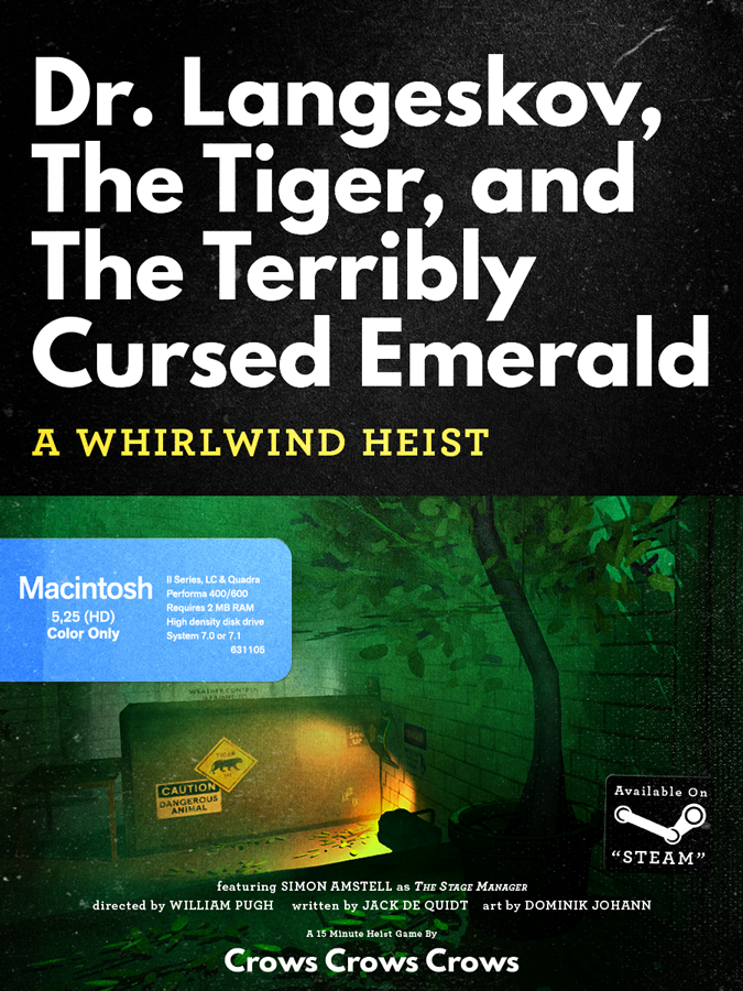 Dr. Langeskov, The Tiger, and The Terribly Cursed Emerald: A Whirlwind Heist