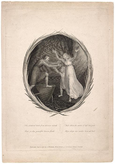 William Blake Cover An Elegy Set to Music by Thomas Commins J Fentum publ Jul 1 1786