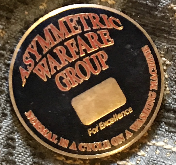 Asymmetric Warfare Group Coin