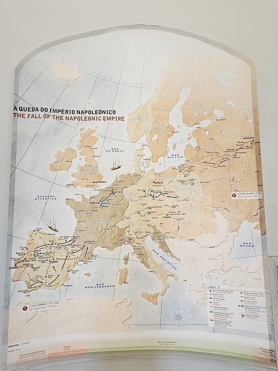 Map of Napoleonic Wars
