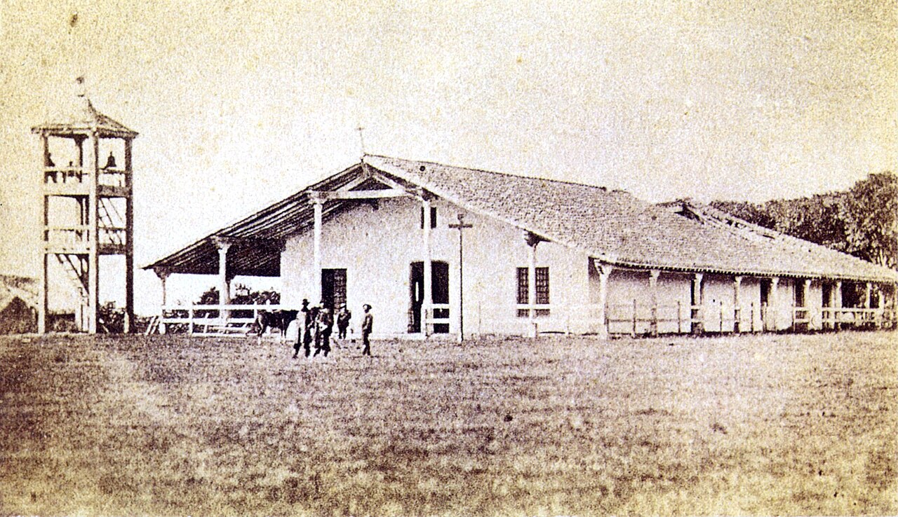 Church in the Paraguayan town of Pilar