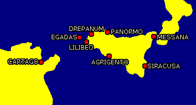 1st Punic War Cities