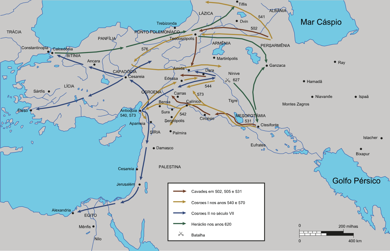 Map of Persian Military-pt