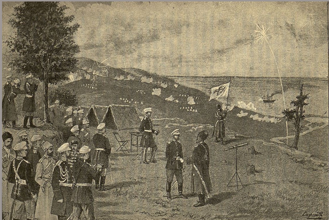 Attack at Tsikhisdziri on 11 June 1877. An episode in the Russo-Turkish war of 1877-1878