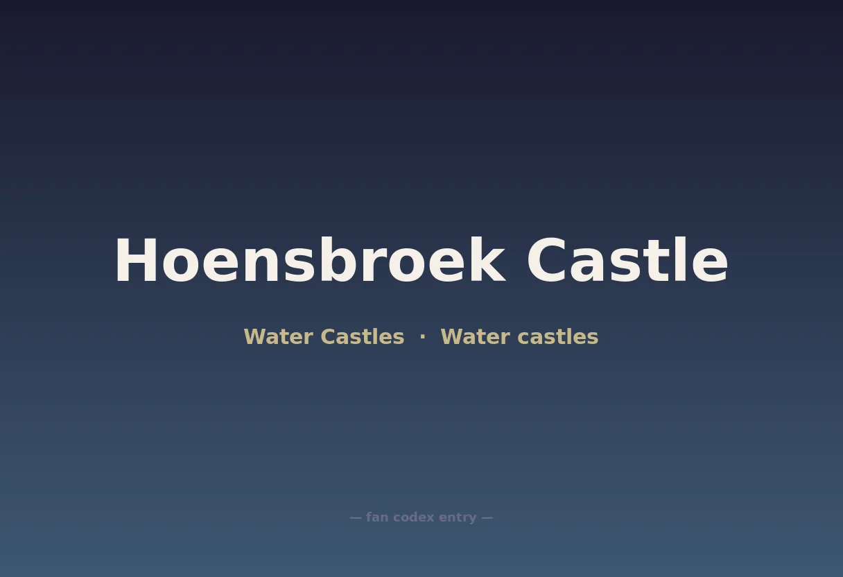 Hoensbroek Castle
