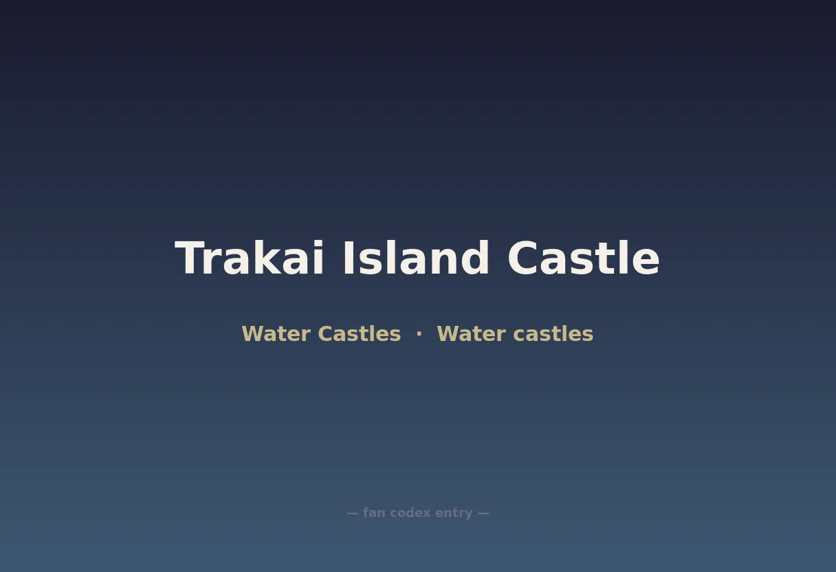 Trakai Island Castle