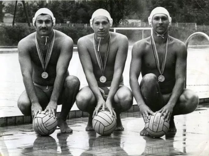 Soviet waterpolists on 1980 Summer Olympics