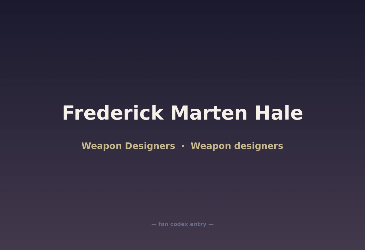 Frederick Marten Hale