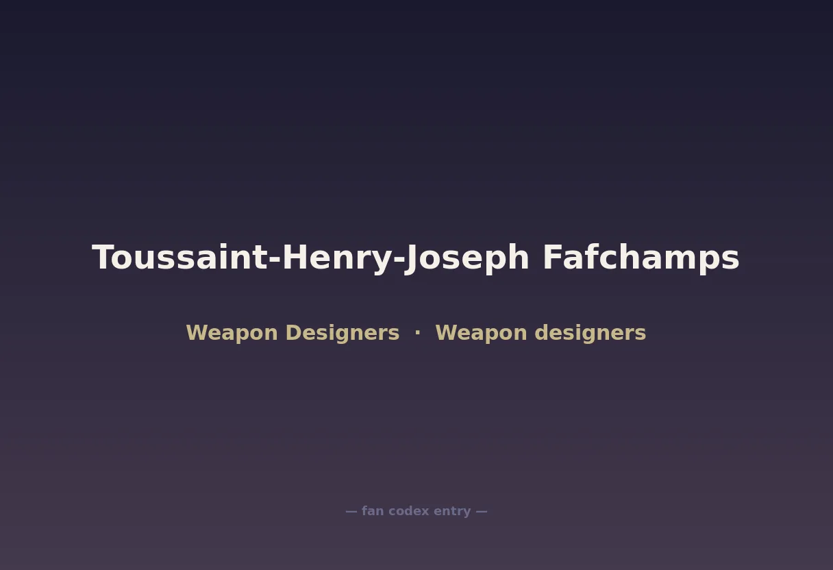 Toussaint-Henry-Joseph Fafchamps