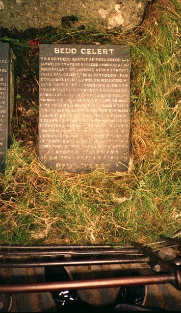 Garreg fedd Gelert-Gelert's gravestone - geograph.org.uk