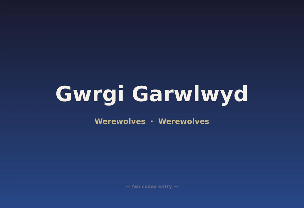 Gwrgi Garwlwyd
