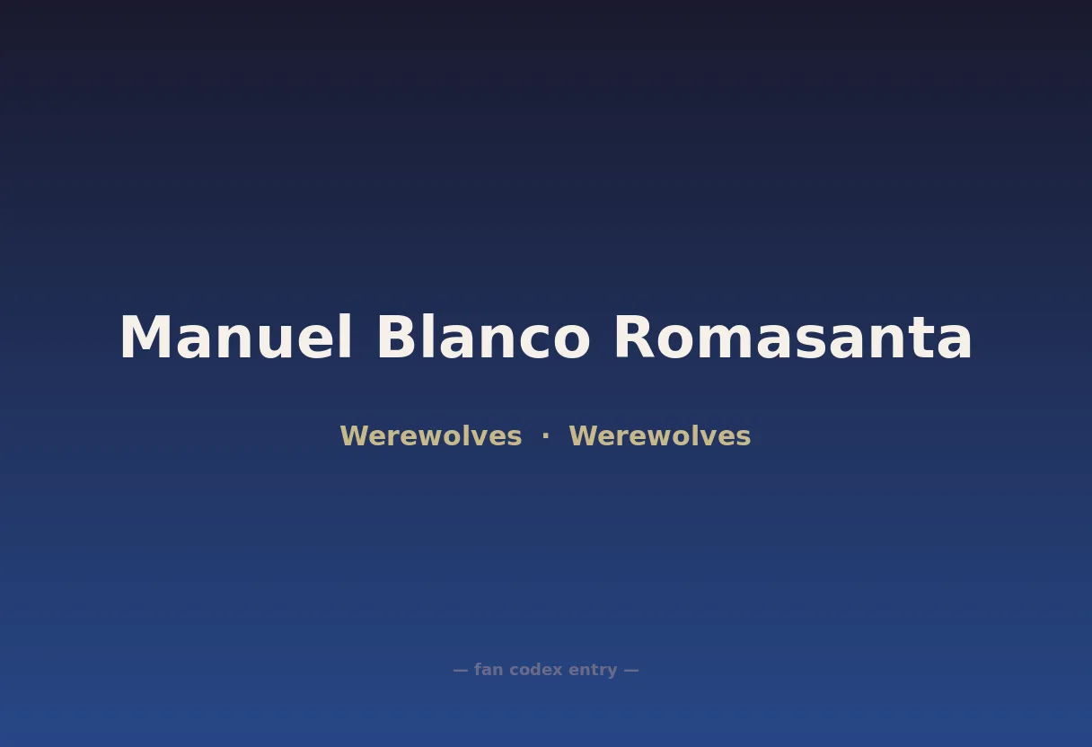 Manuel Blanco Romasanta