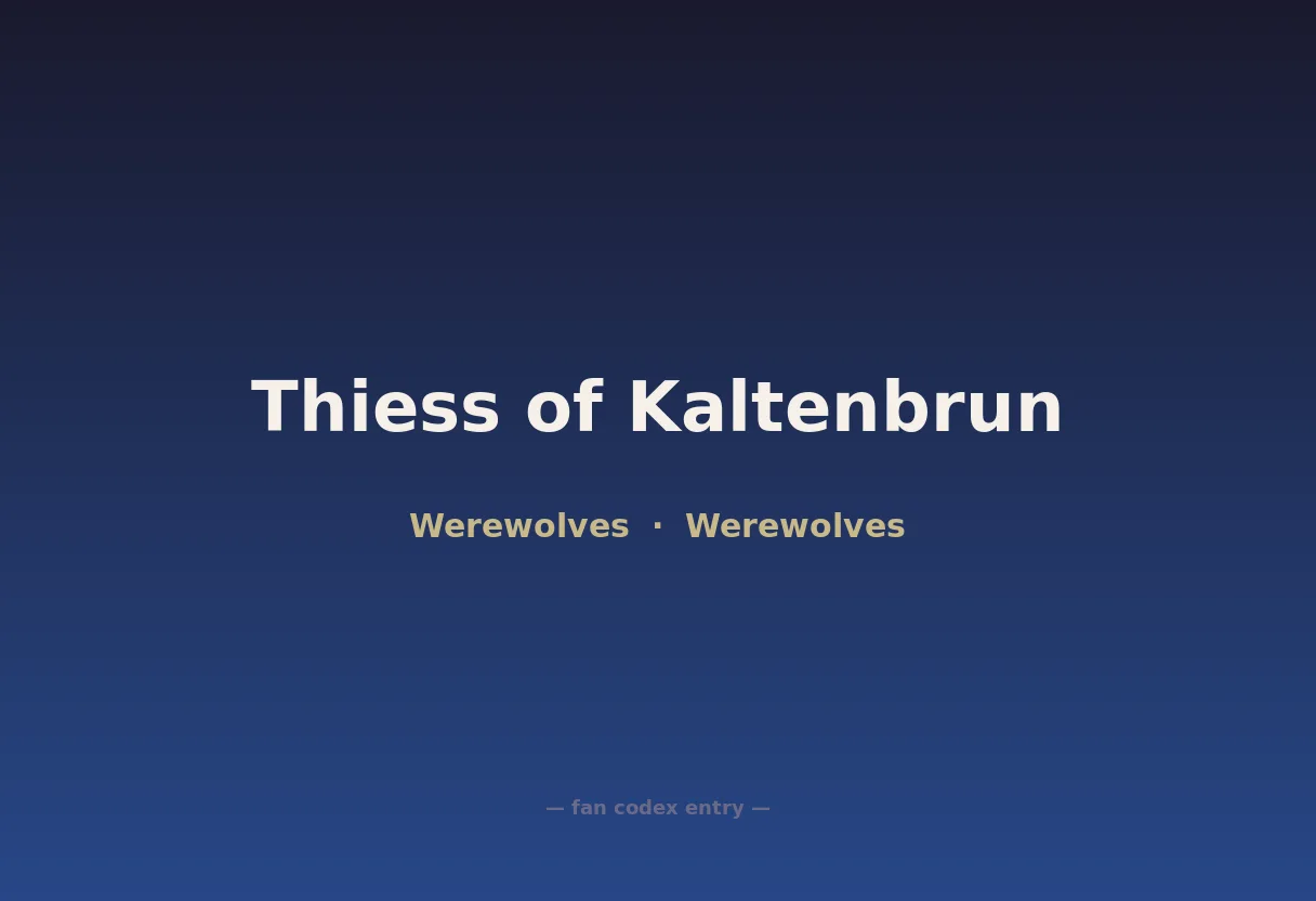 Thiess of Kaltenbrun