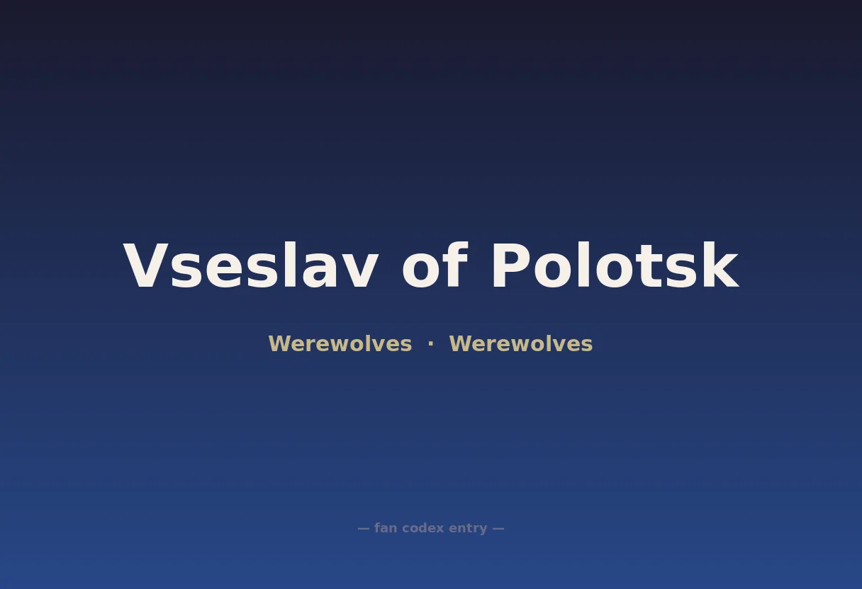Vseslav of Polotsk