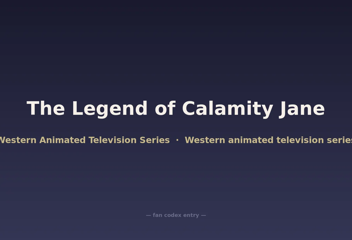 The Legend of Calamity Jane
