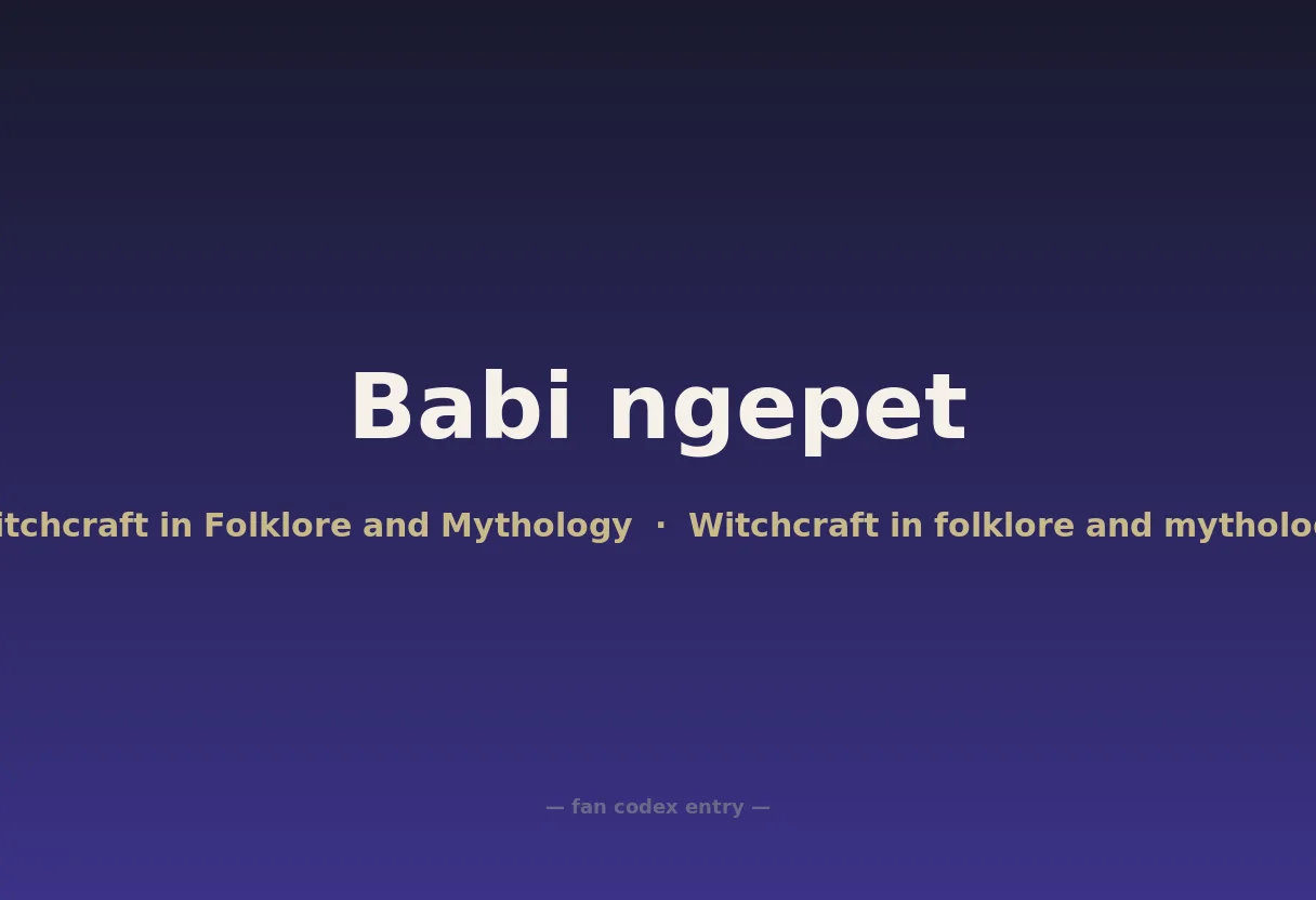 Babi ngepet