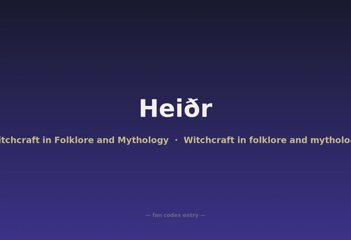 Heiðr