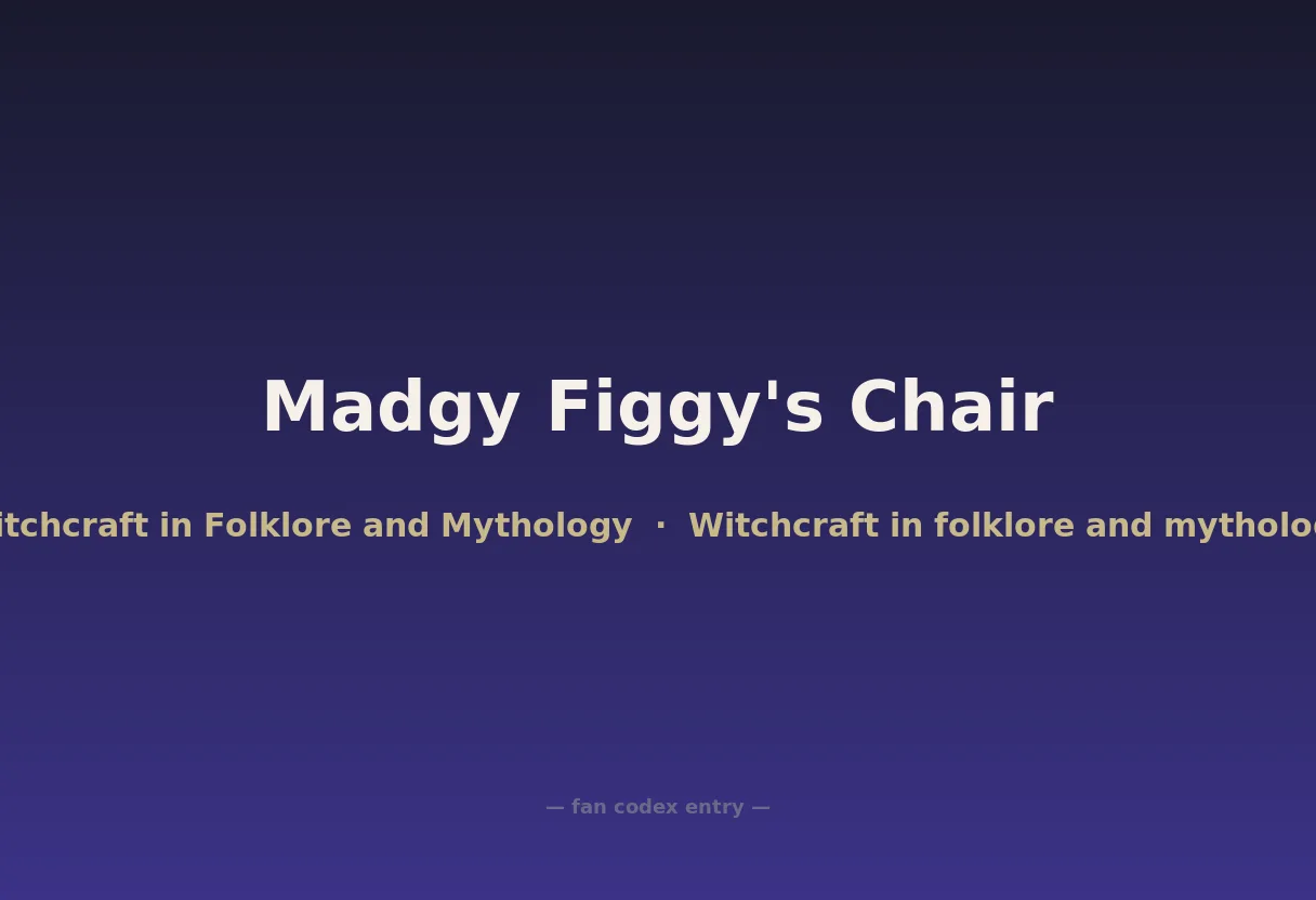 Madgy Figgy's Chair