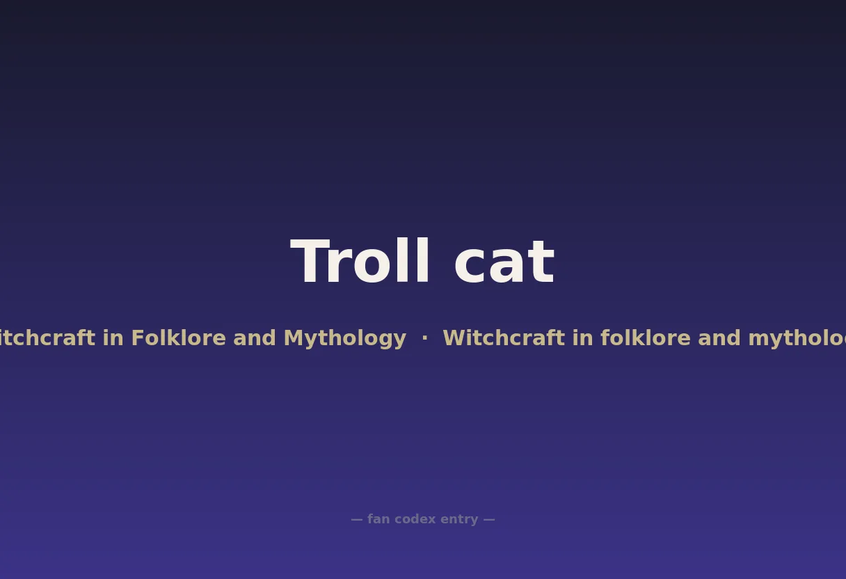 Troll cat