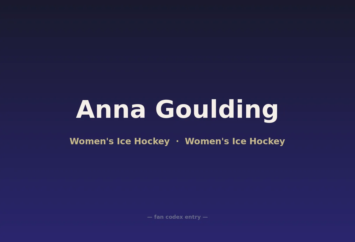 Anna Goulding