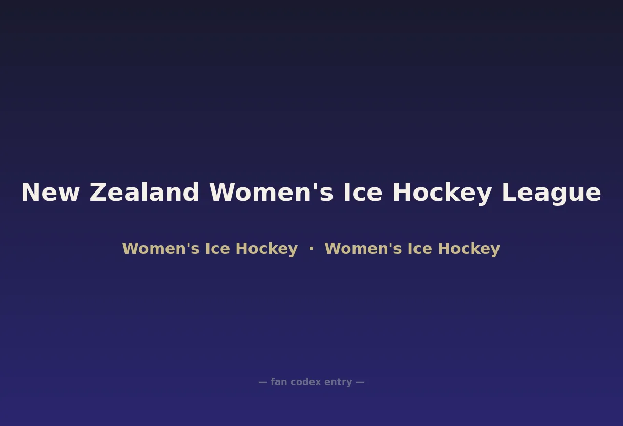 New Zealand Women's Ice Hockey League