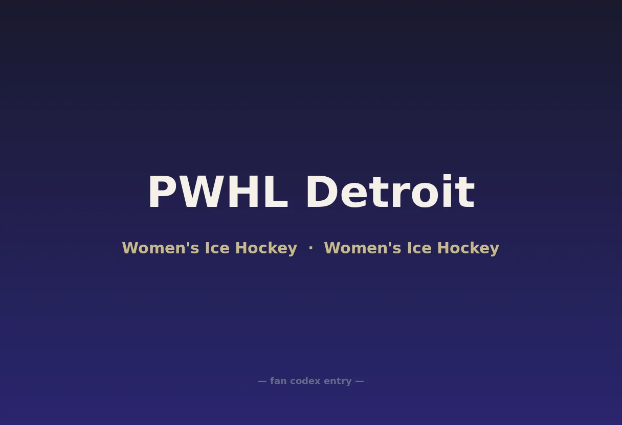 PWHL Detroit