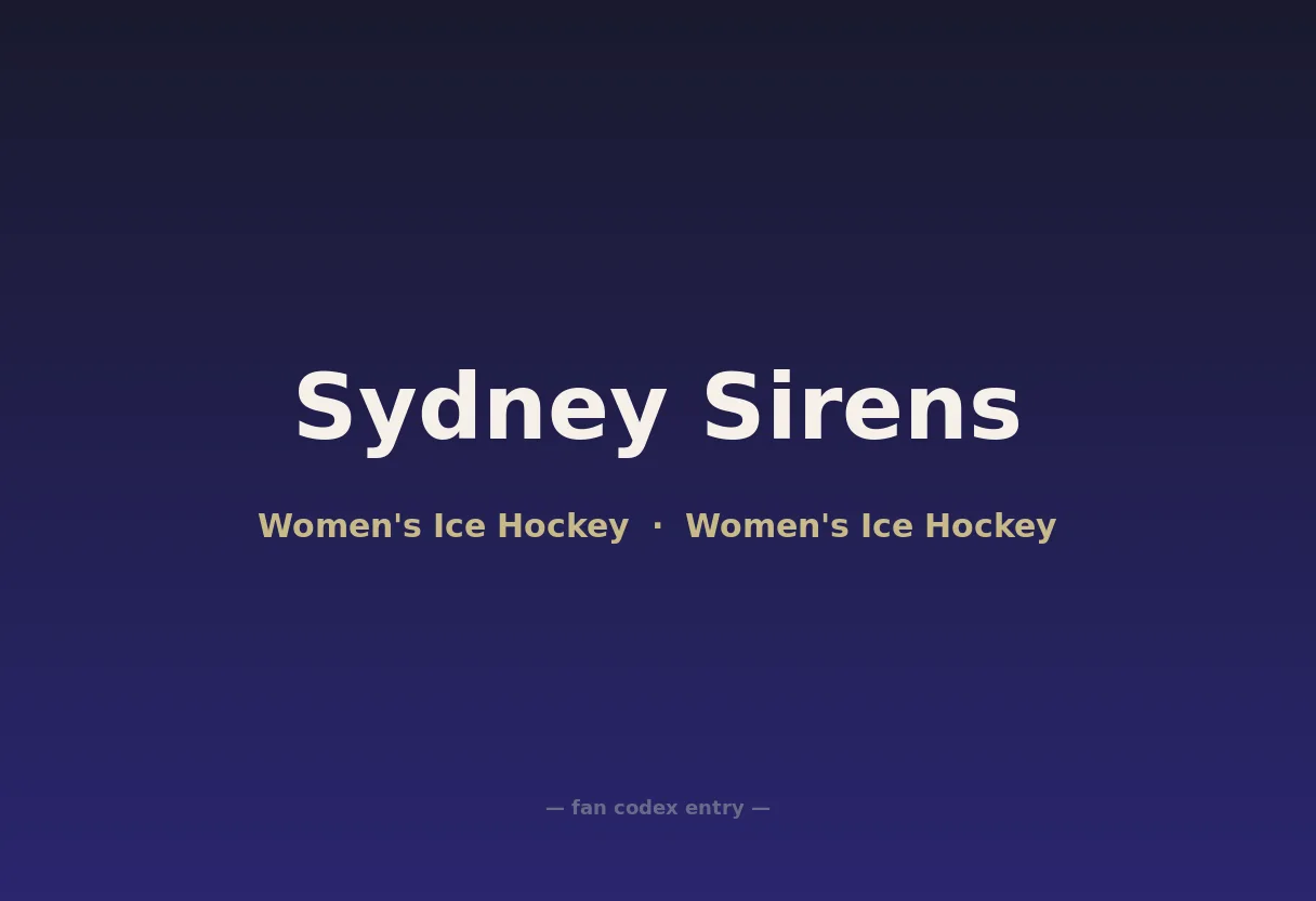 Sydney Sirens