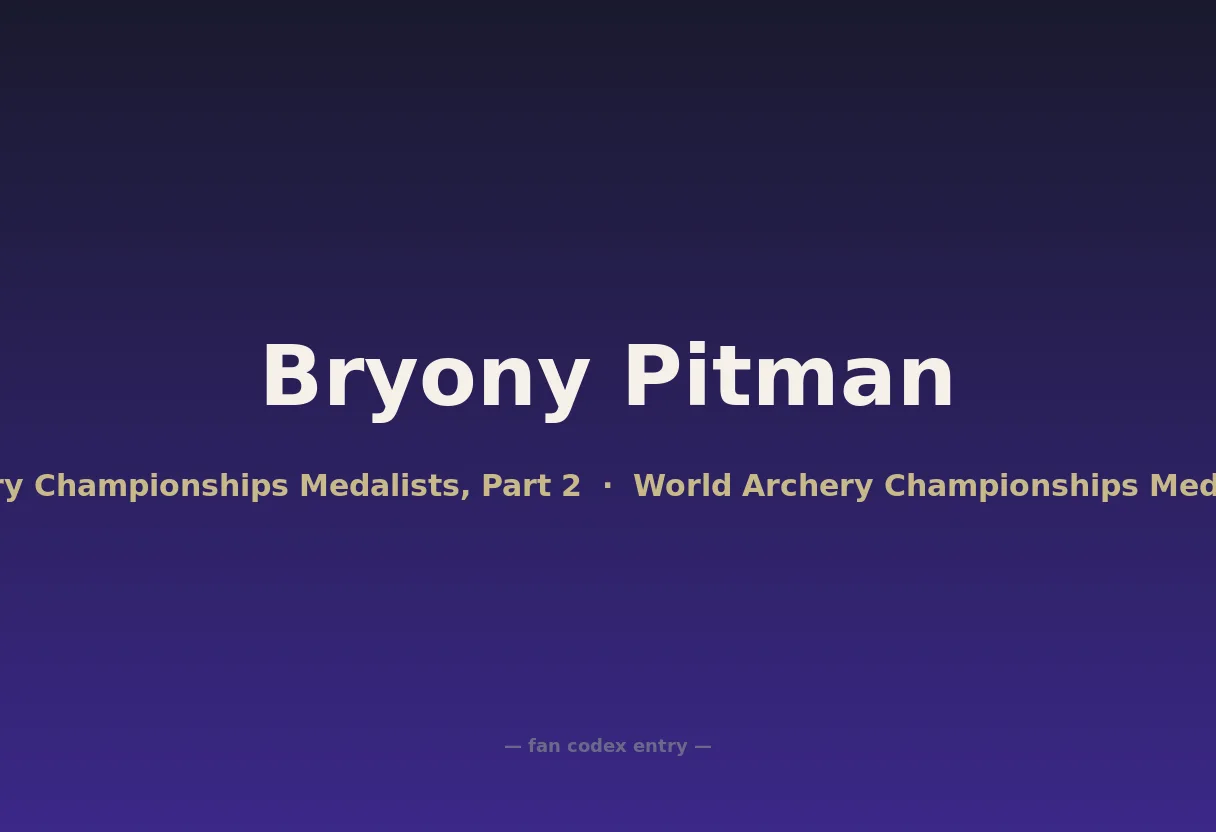 Bryony Pitman